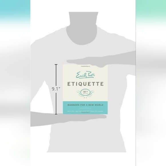 Emily Post's Etiquette 18th Edition Book New. Peggy Post. Anna Post. Lizzie Post - Picture 5 of 5